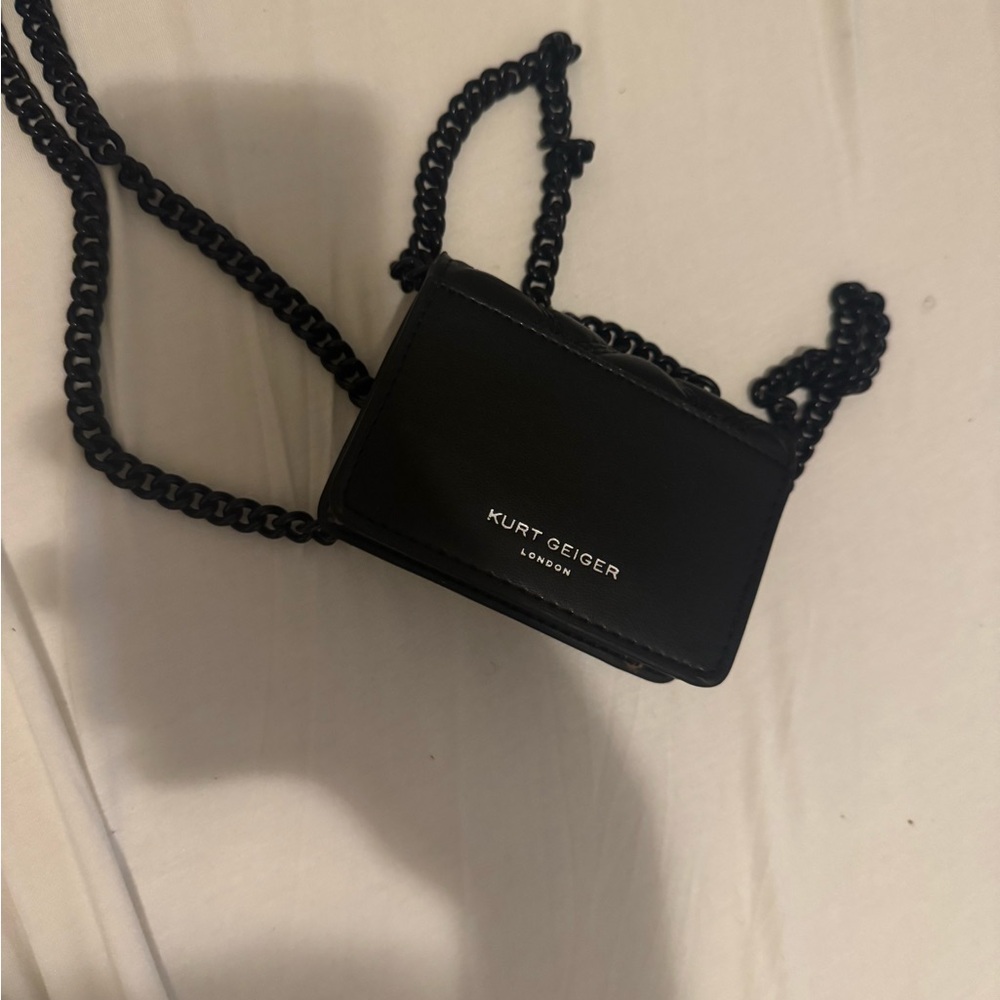 Kurt Geiger Black Mini Crossbody Bag